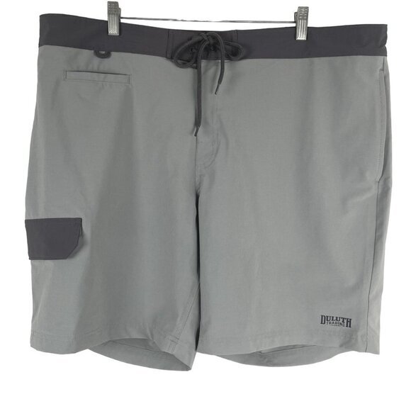 Duluth Mens DuluthFlex Bull Moose 9" Board Shorts Size 42 Gray Flawed SW-1806‎ - Picture 1 of 12